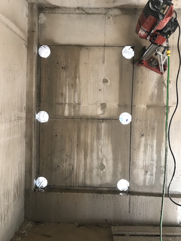 making-door-opening-in-concrete-wall-with-hilti-equipment making-door-opening-in-concrete-wall-with-hilti-equipment